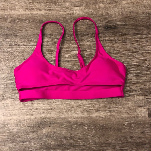 NWOT Hot Pink Bikini Top - Picture 1 of 4